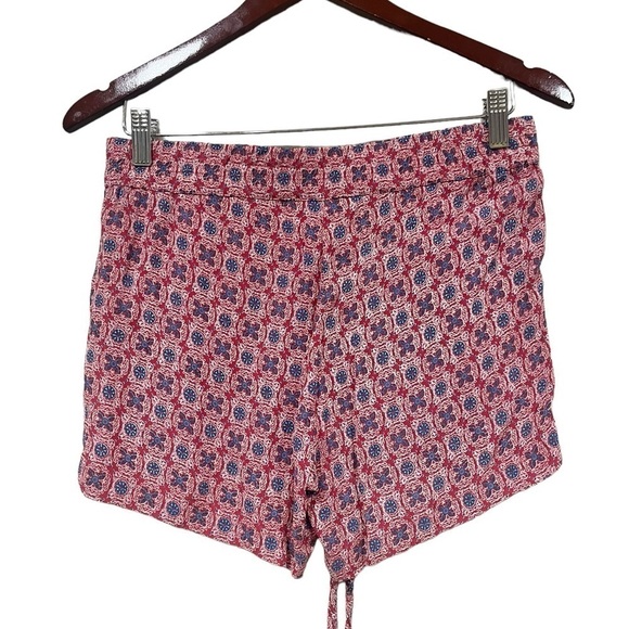 Kut From The Kloth Size 2 Red Drawstring Pull On Shorts Flowy Elastic Waist - Picture 3 of 6